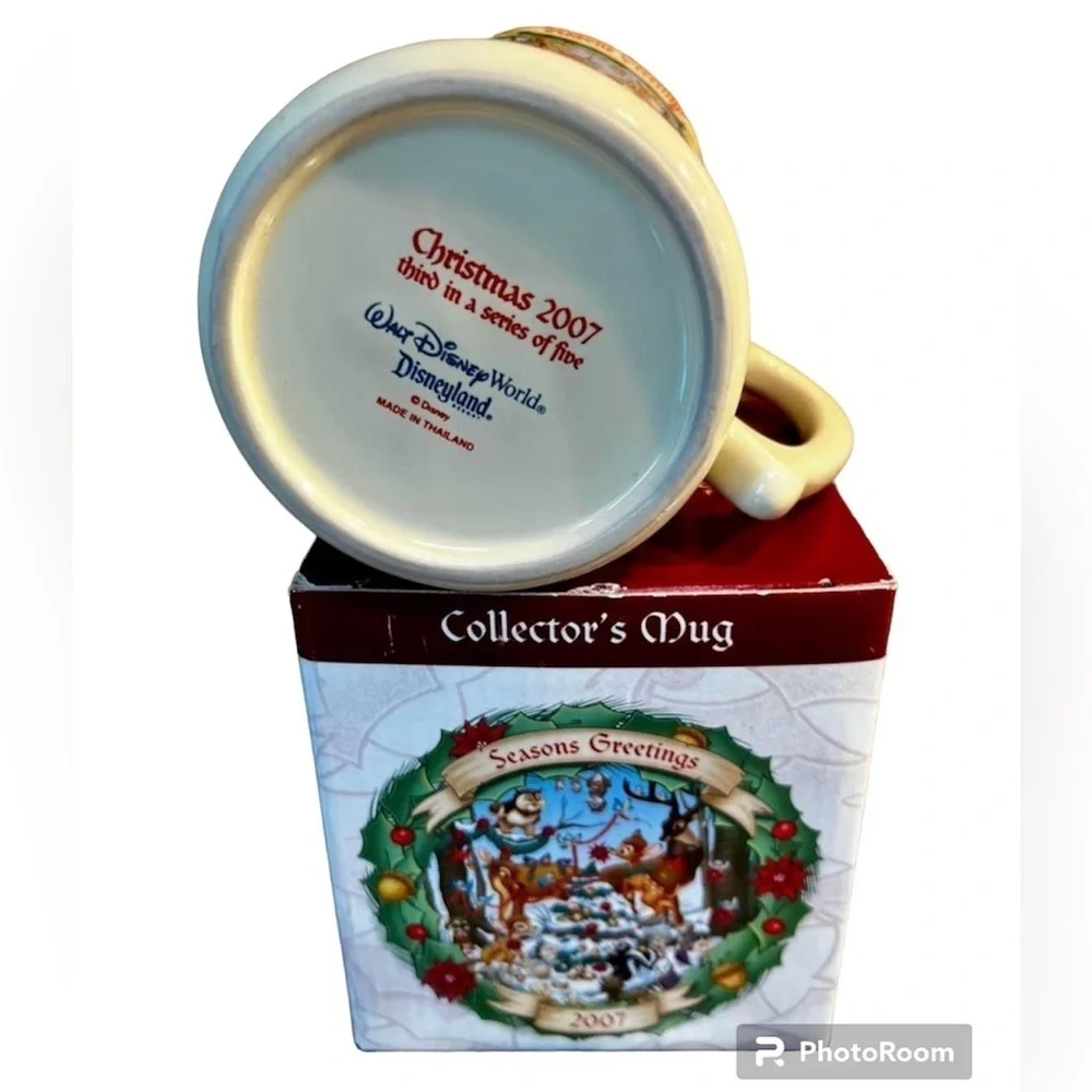 Disney Christmas Through the Years‎ Collection Bambi Coffee Mug 2007